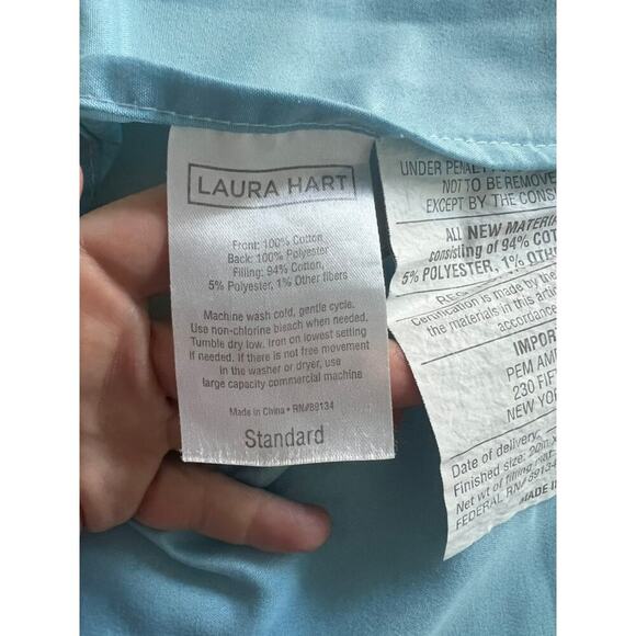 Boho colorful Lauren Hart coverlet and pillow shams queen/full size - Picture 6 of 13